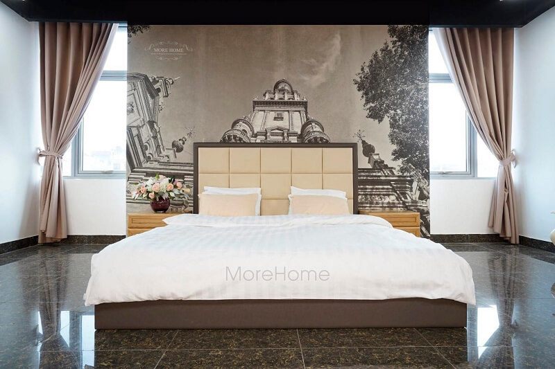 Mẫu giường ngủ cao cấp gỗ công nghiệp được ưa chuộng tại showroom MoreHome-MHG 0005